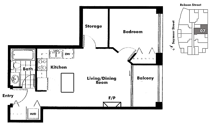 Floor plan 607