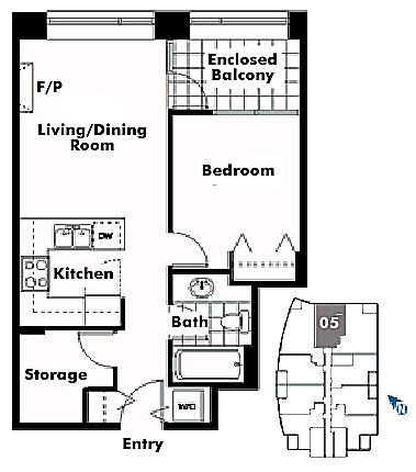 Floor plan 405