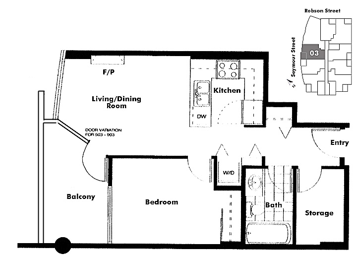 Floor plan 503
