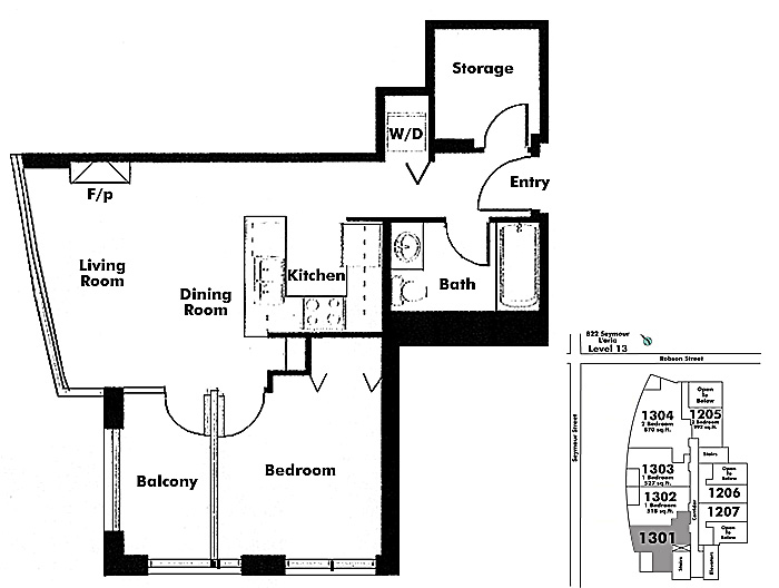 Floor plan 1301